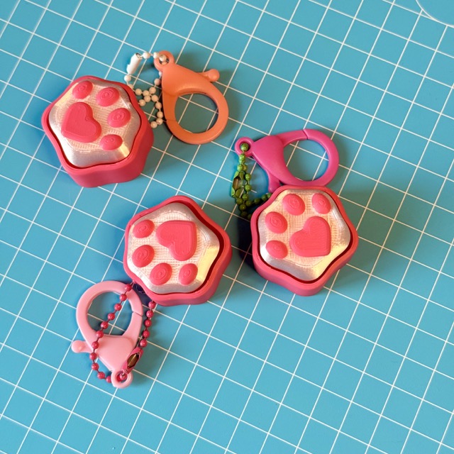 Paw Clicker Keychain Fidget