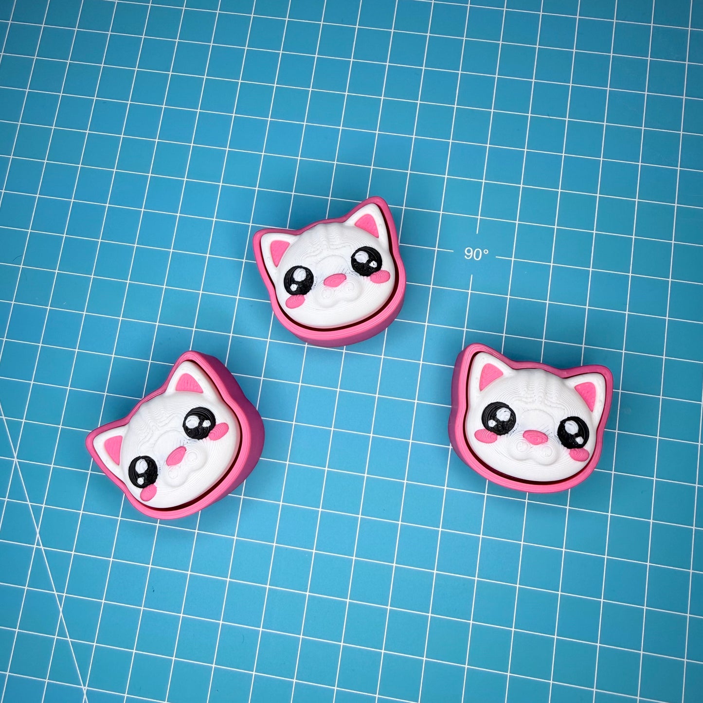 Kitty Clicker Keychain Fidget