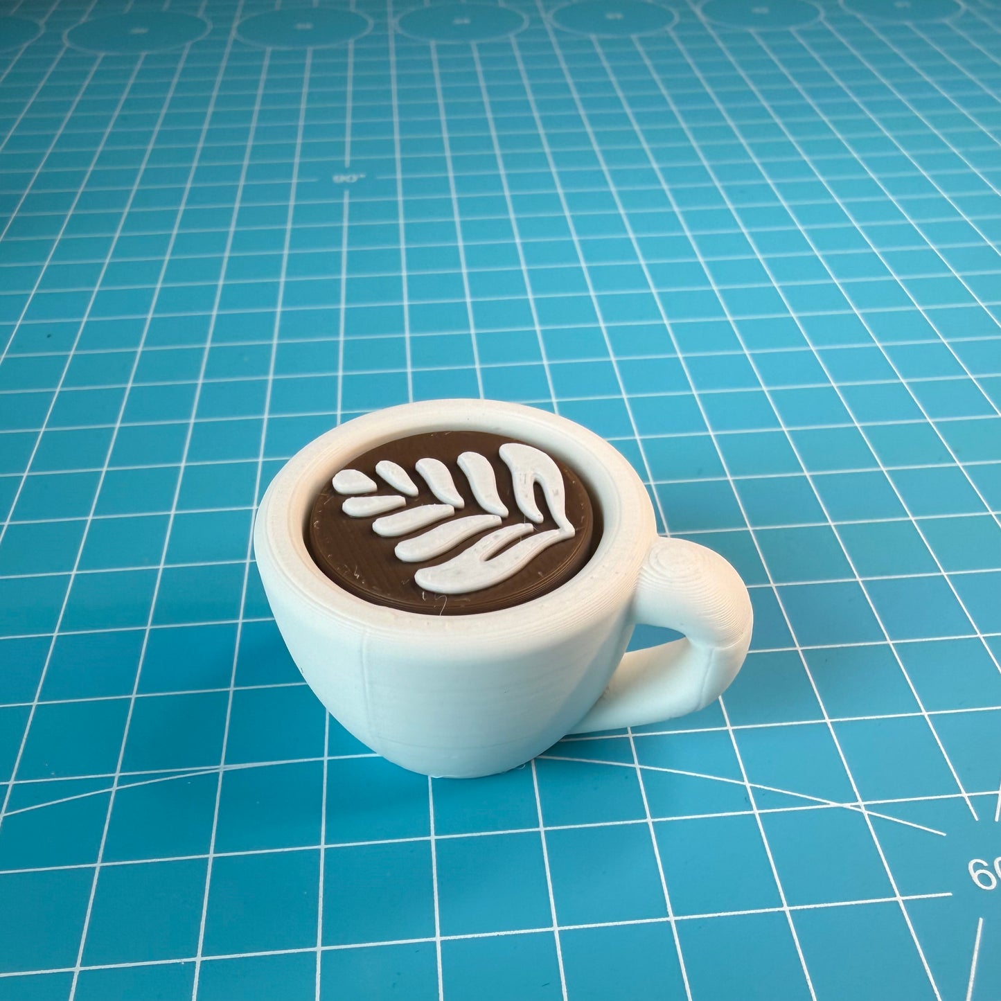 Coffee Cup Clicker Keychain