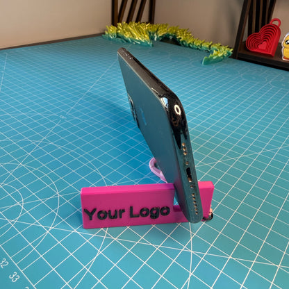 Handyhalter mit Logo