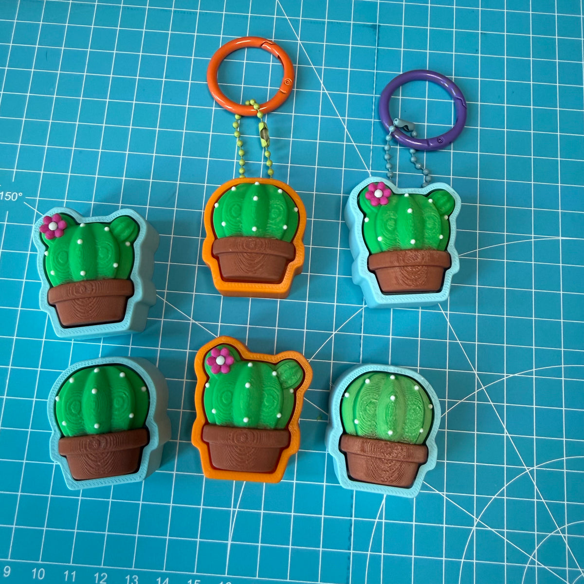 Cactus Clicker Schlüsselanhänger