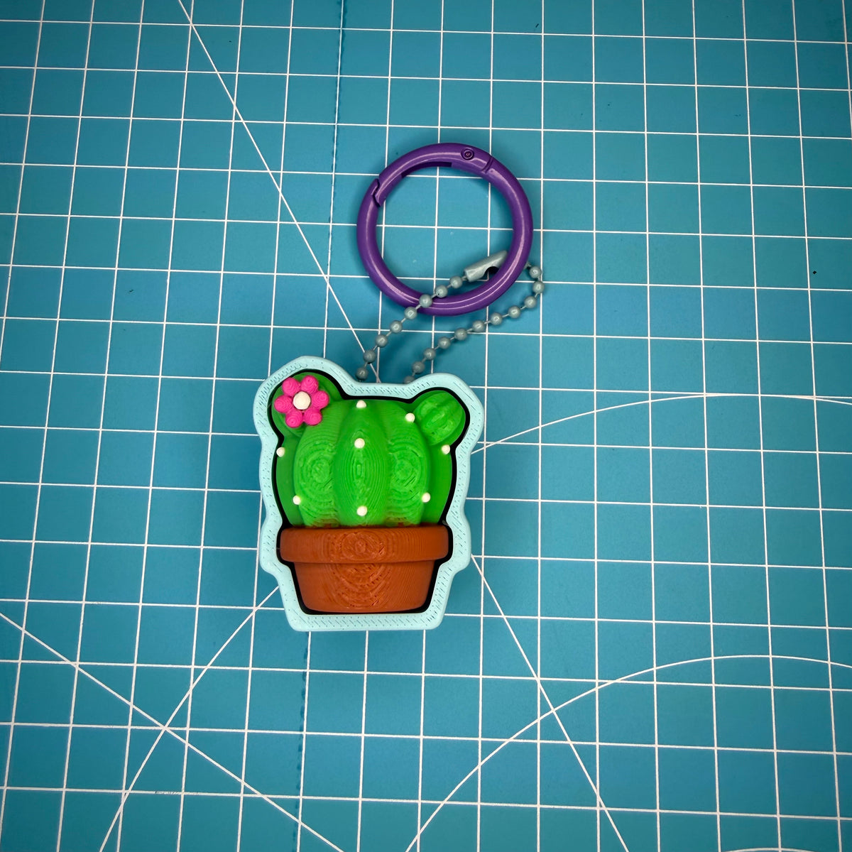Cactus Clicker Schlüsselanhänger