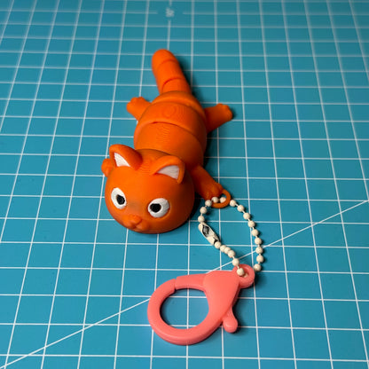 Orange Flexi-Katze