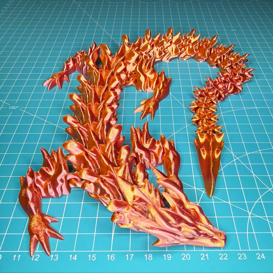 Großer Flexi-Feuerdrache