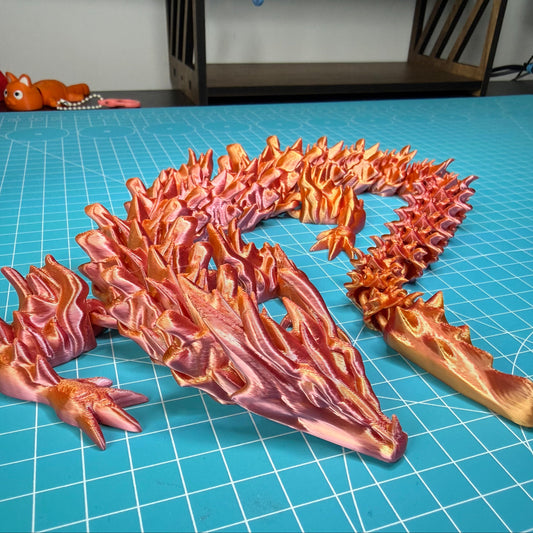 Großer Flexi-Feuerdrache