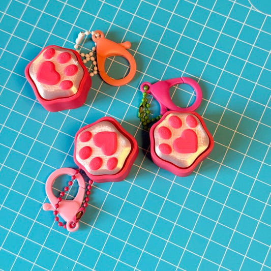 Pfoten Clicker Schlüsselanhänger