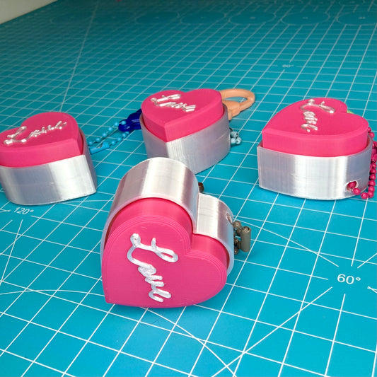 Herz Clicker Schlüsselanhänger