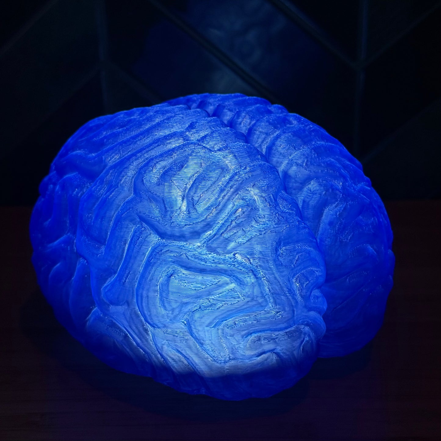 Blue Anatomische Gehirn Lampe